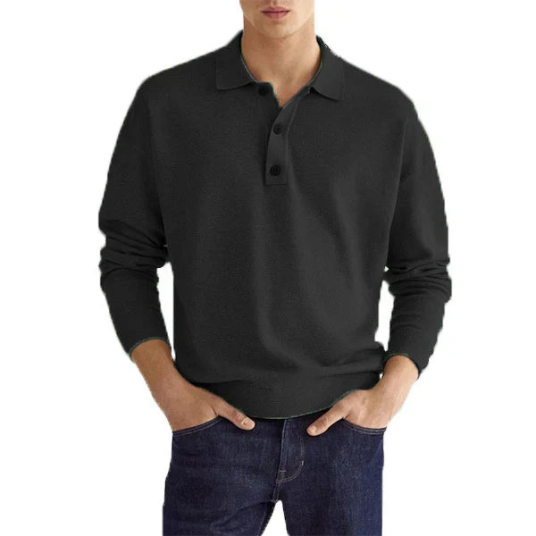 JP’s Long Sleeve Polo Shirt Casual