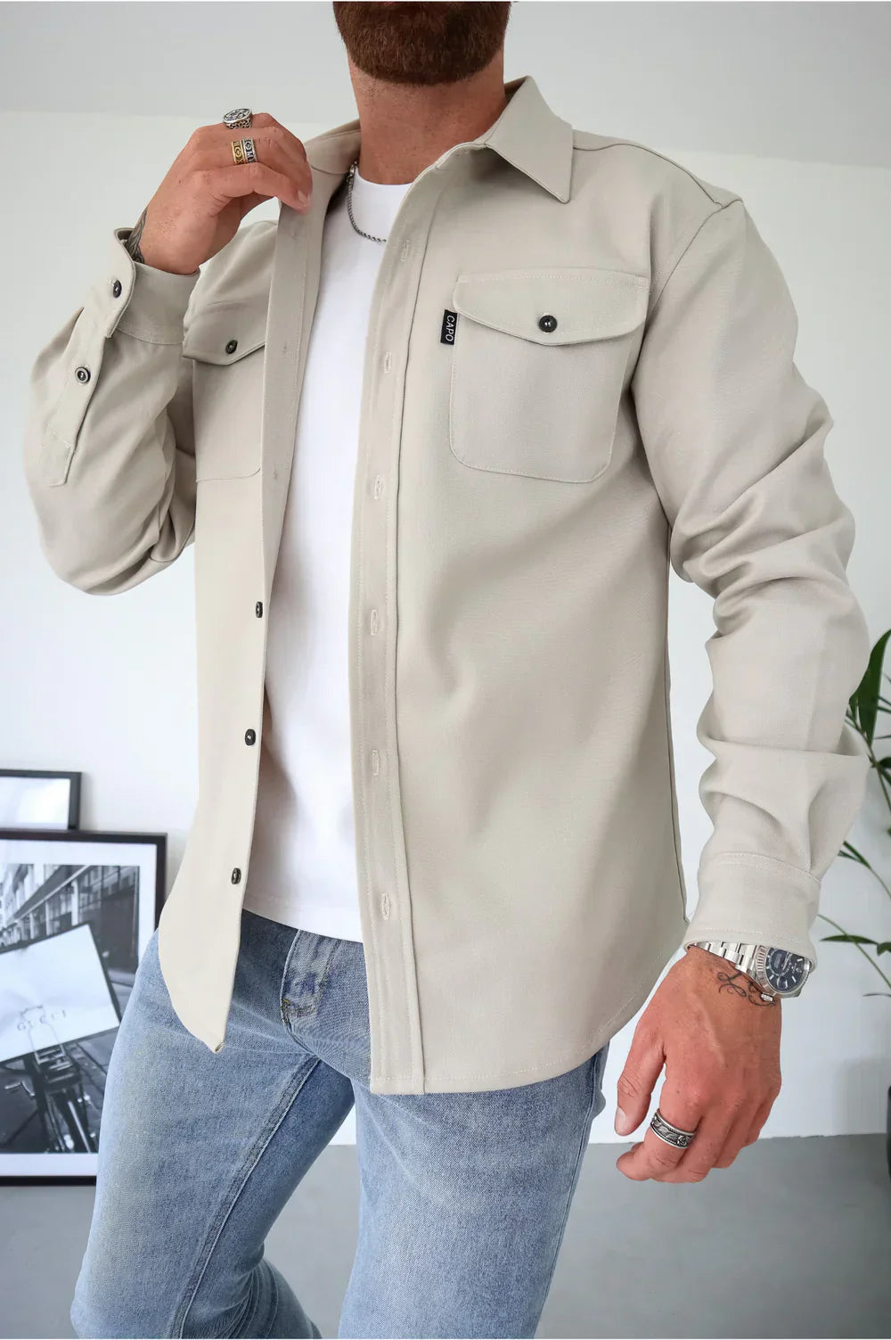 JP’s Elegant Long Sleeve Shirt