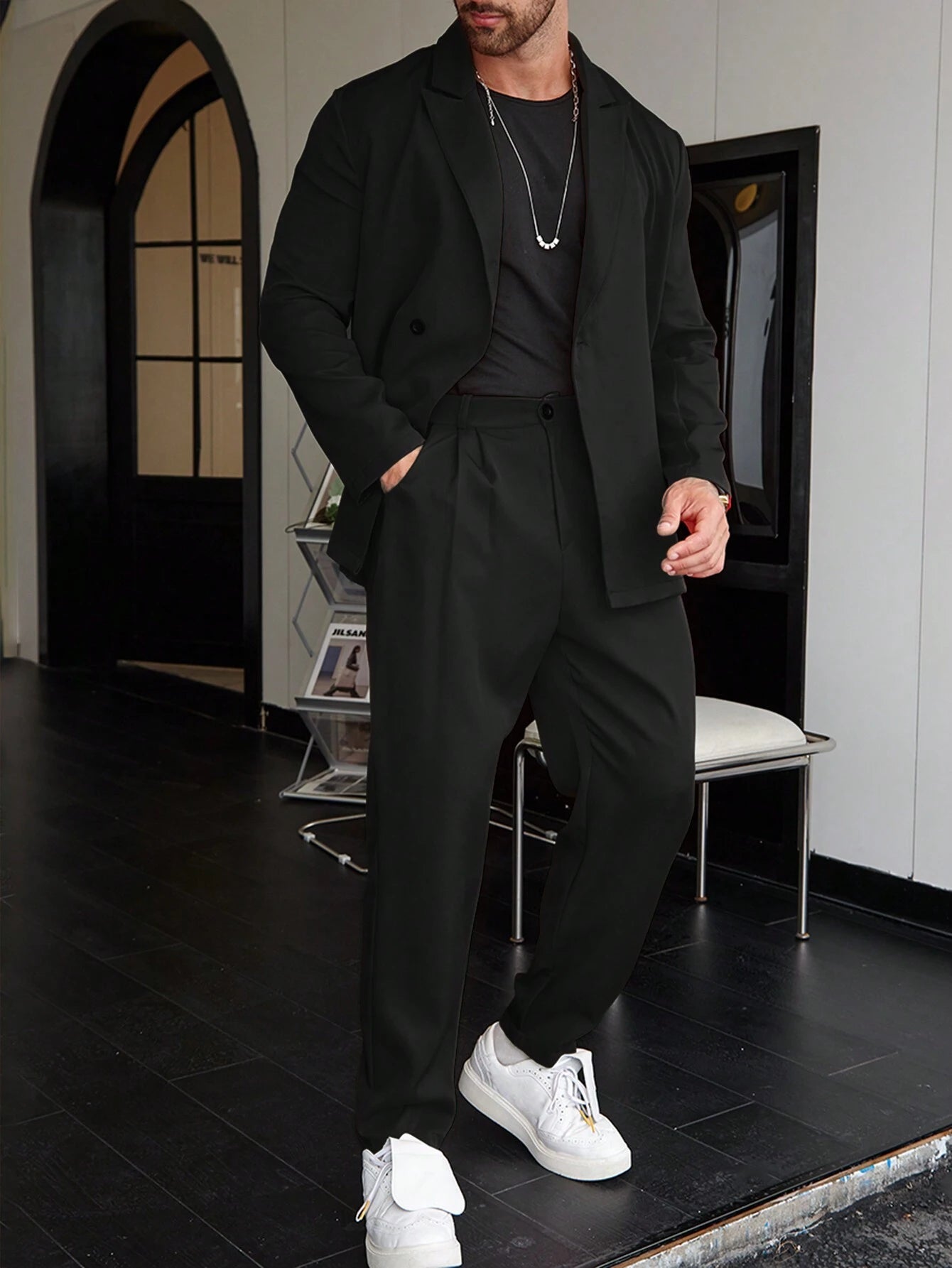JP’s Casual One-Color Men’s Suit