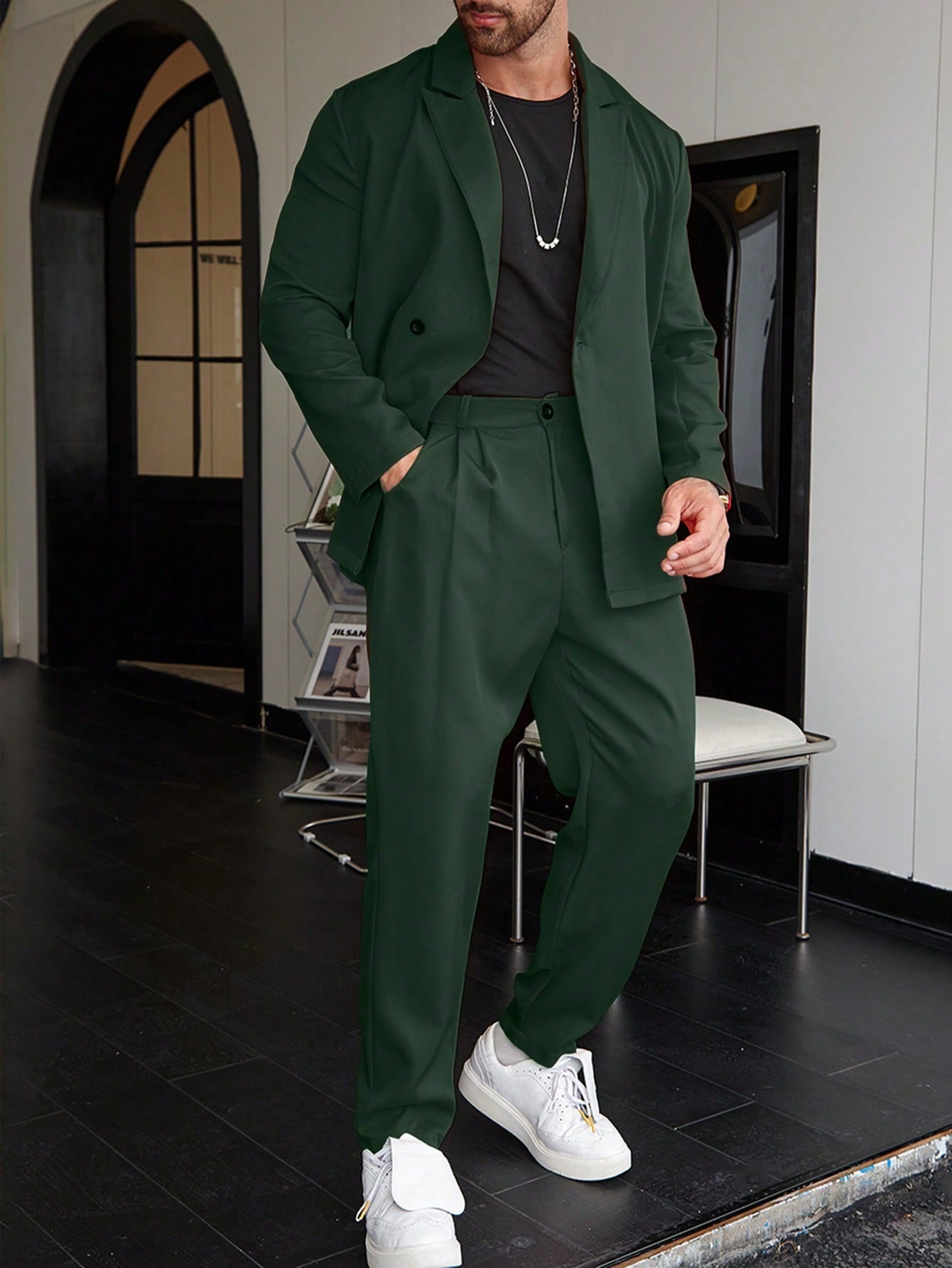 JP’s Casual One-Color Men’s Suit