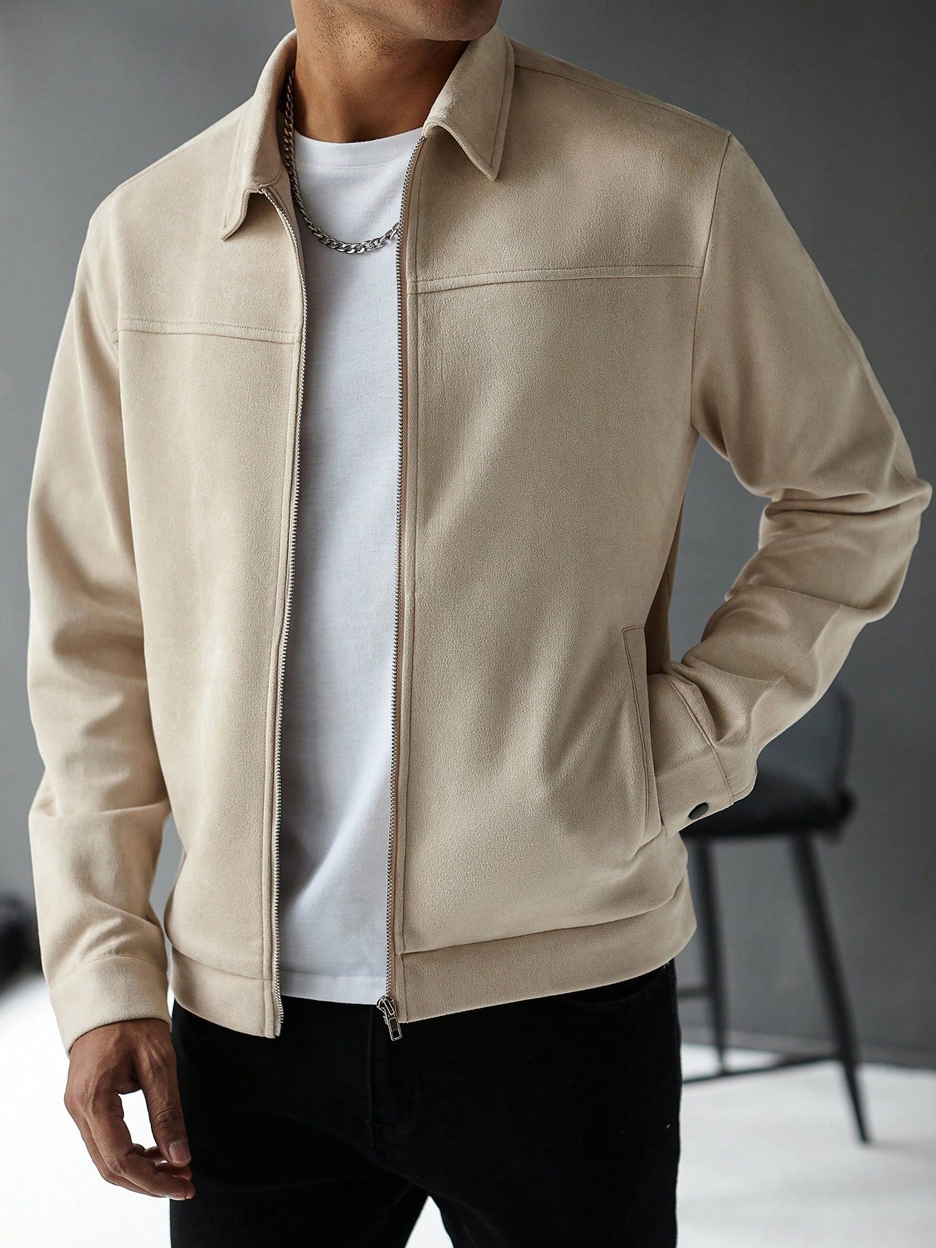 JP’s Casual Solid Color Jacket