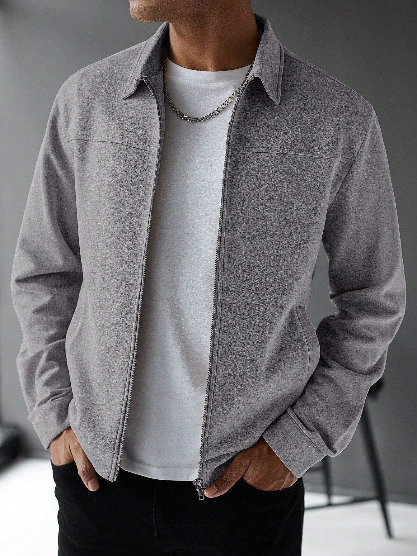 JP’s Casual Solid Color Jacket
