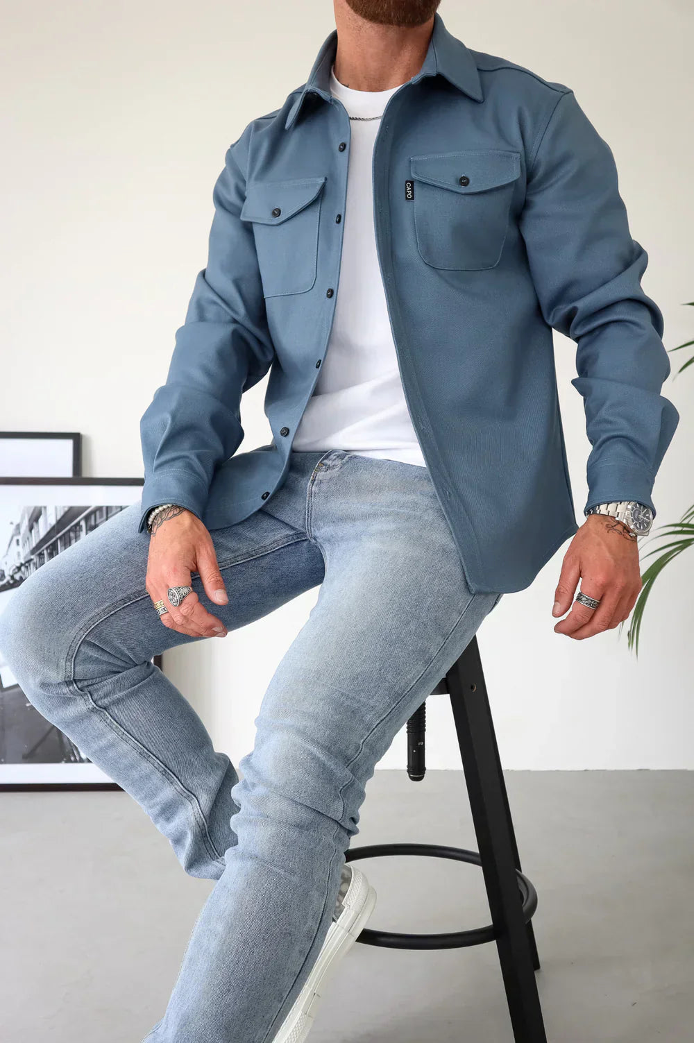 JP’s Elegant Long Sleeve Shirt