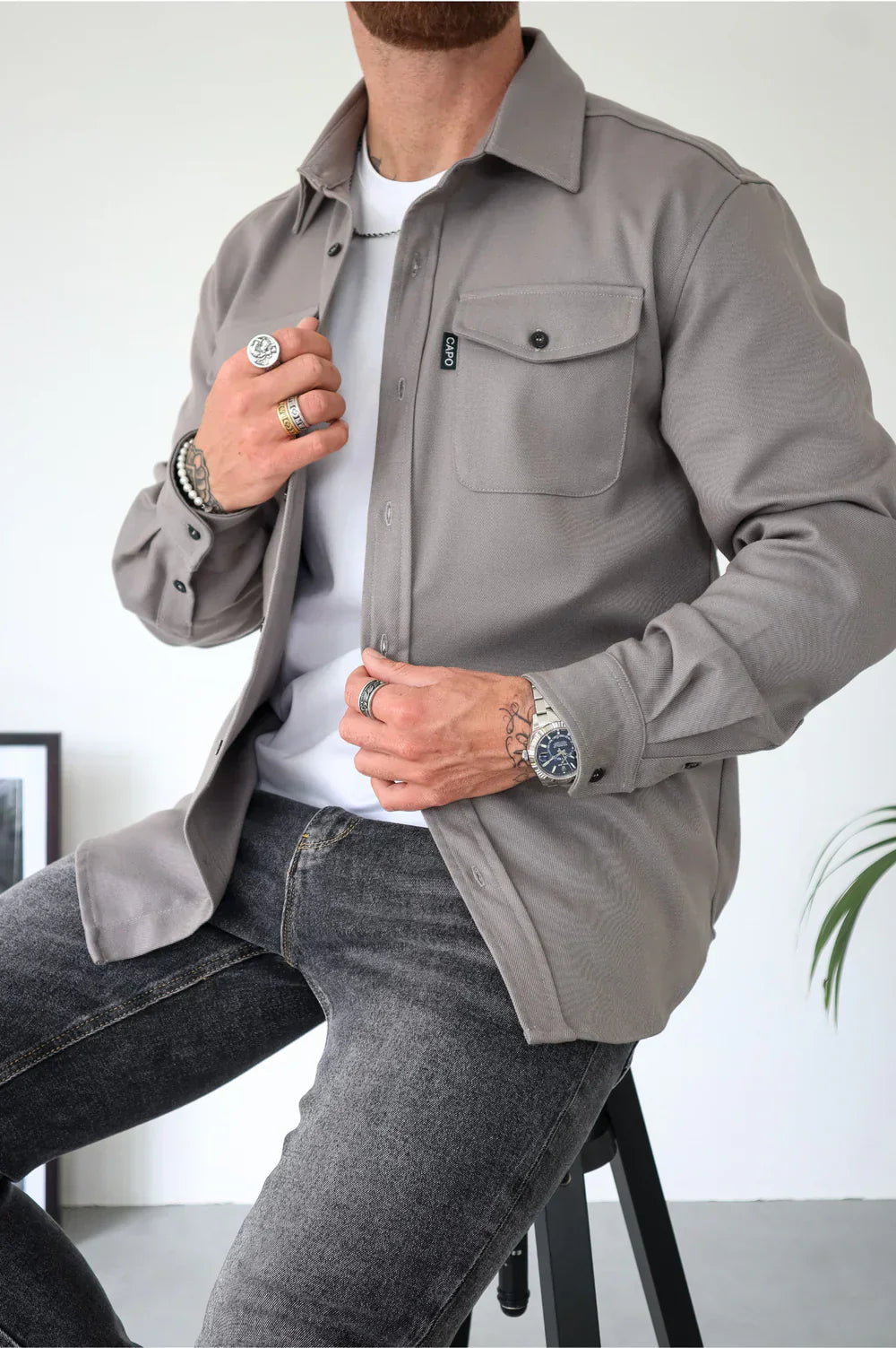 JP’s Elegant Long Sleeve Shirt