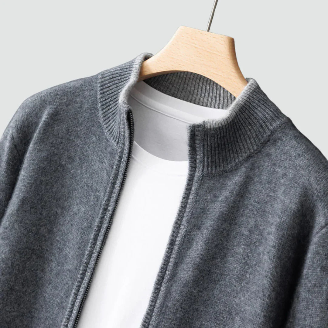 JP’s Pure Cashmere Zip Cardigan