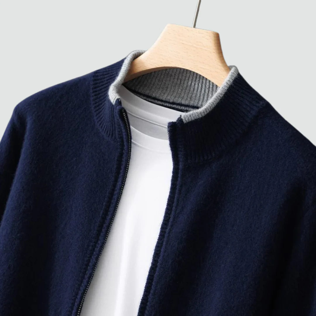 JP’s Pure Cashmere Zip Cardigan