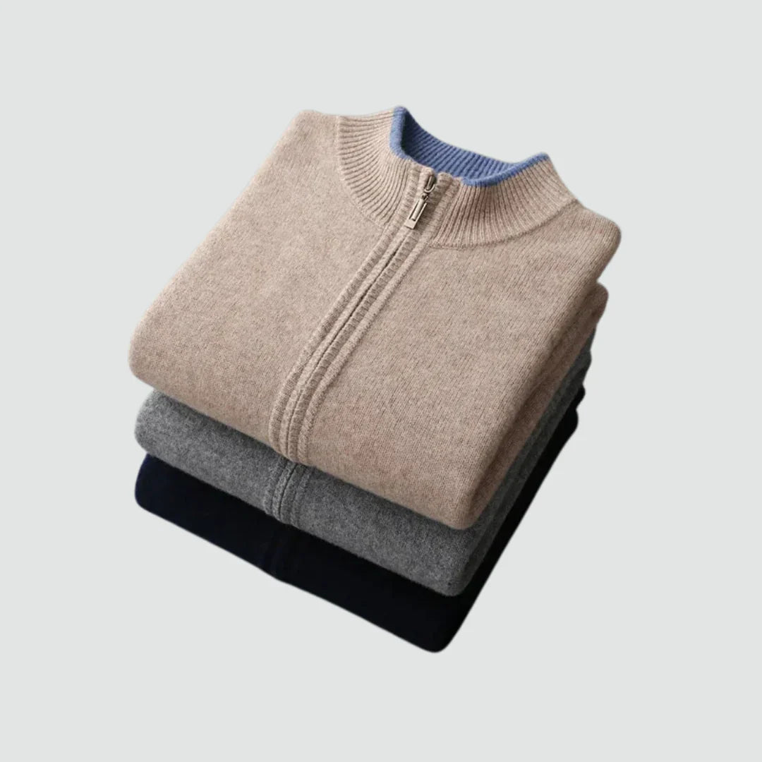 JP’s Pure Cashmere Zip Cardigan