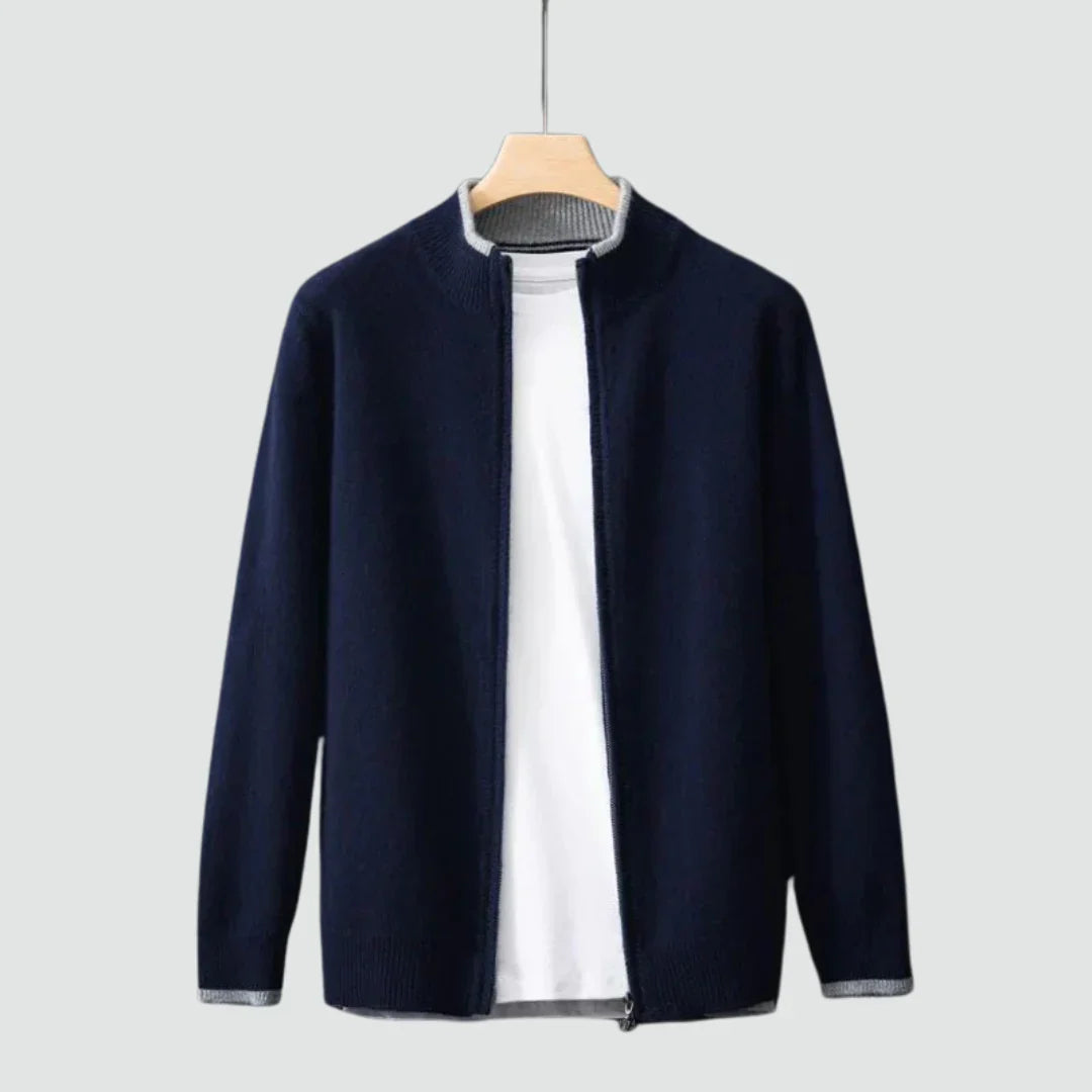 JP’s Pure Cashmere Zip Cardigan