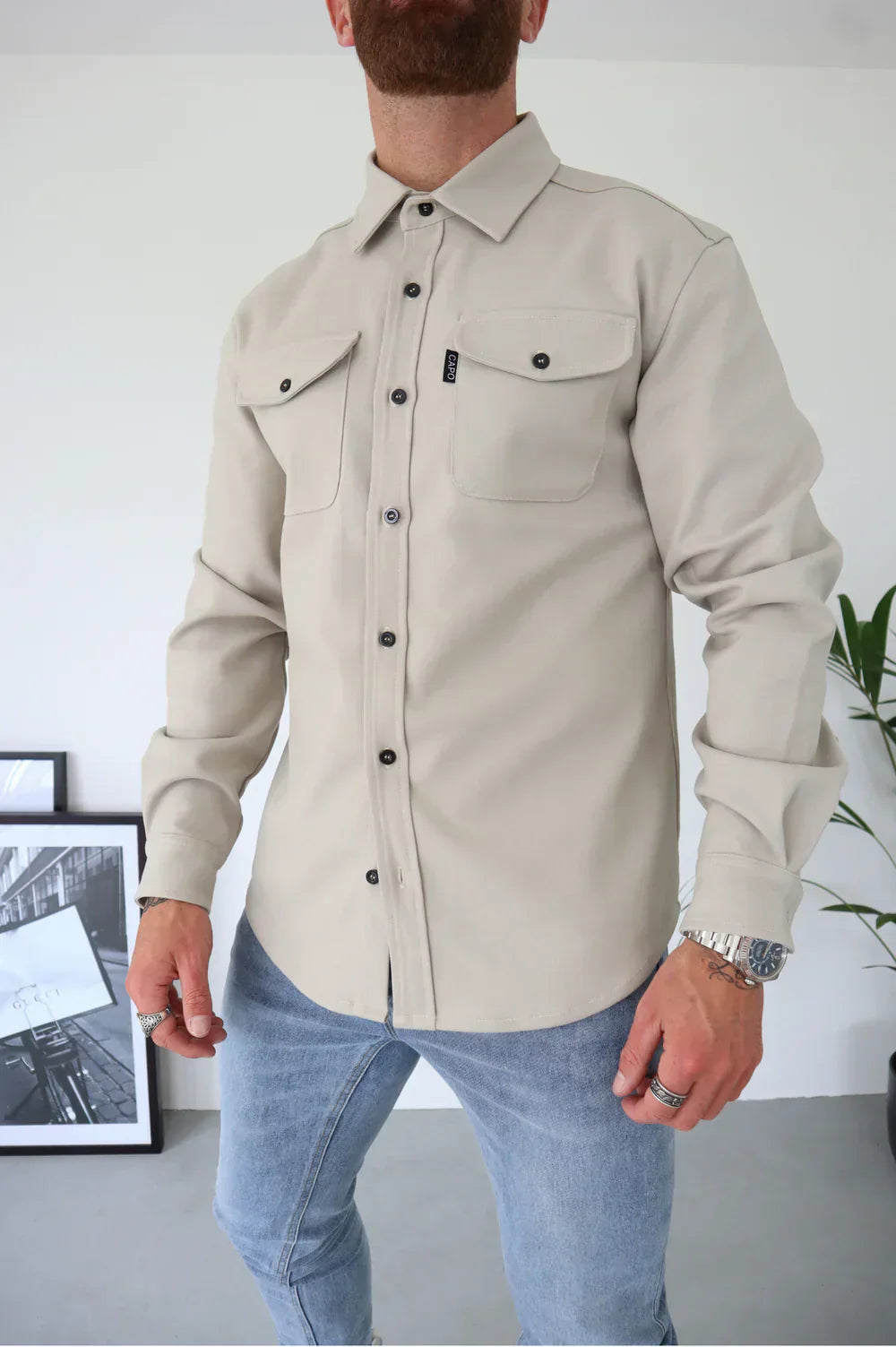 JP’s Elegant Long Sleeve Shirt