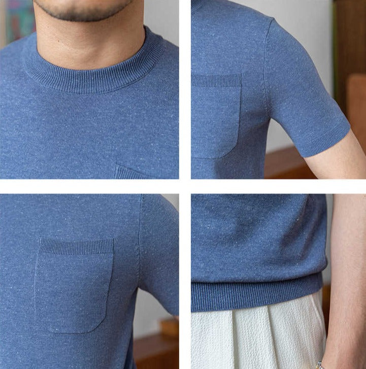 JP's Knitted Linen Blend T-Shirt