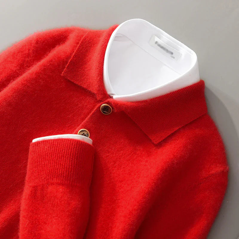 JP’s Cashmere Polo Jumper