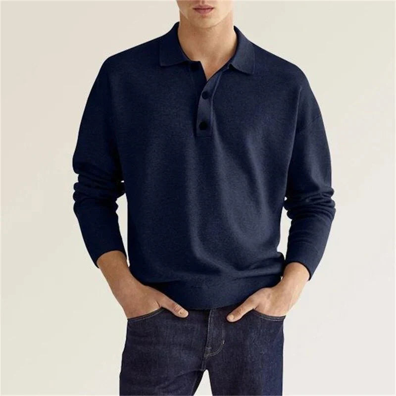JP’s Long Sleeve Polo Shirt Casual