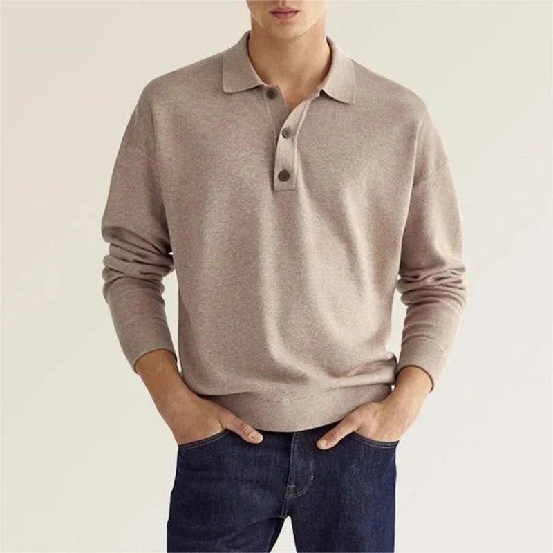 JP’s Long Sleeve Polo Shirt Casual