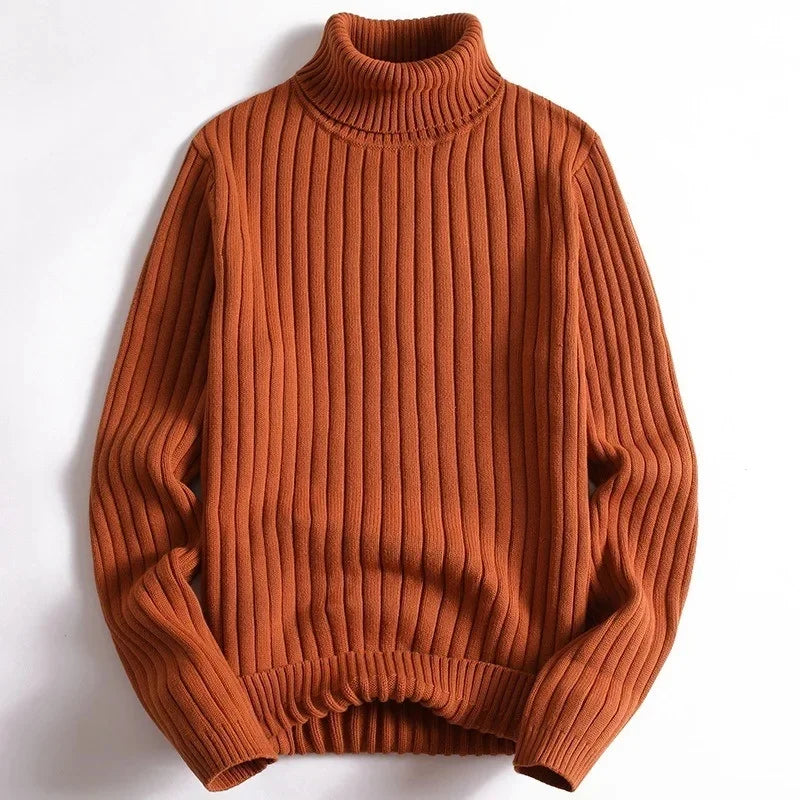 JP's Ribbed Knit Turtleneck Sweater