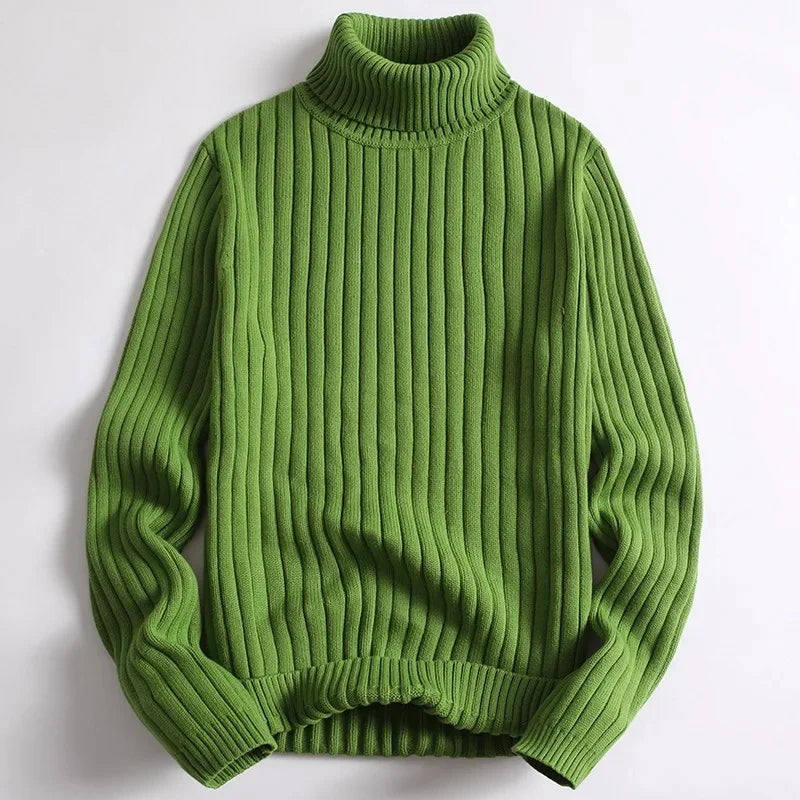 JP's Ribbed Knit Turtleneck Sweater