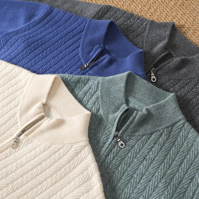 JP’s 100% Merino Wool Full Zip Jumper