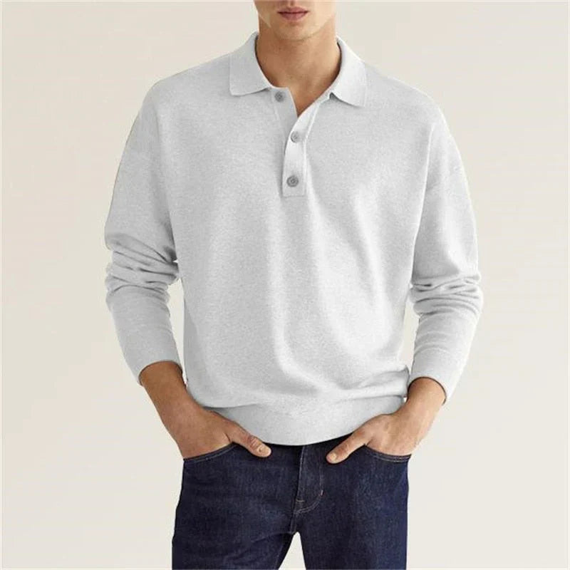 JP’s Long Sleeve Polo Shirt Casual
