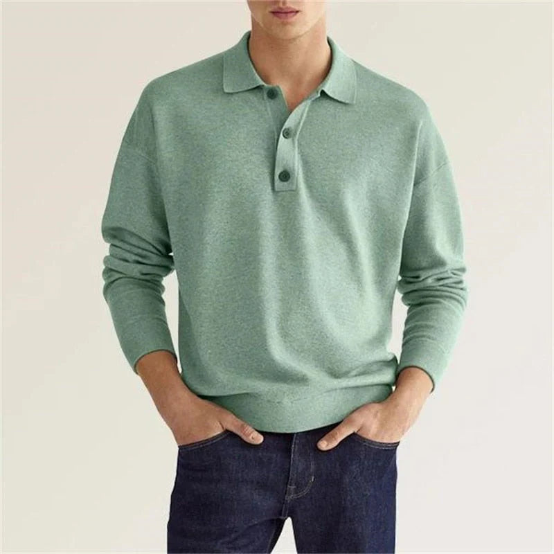 JP’s Long Sleeve Polo Shirt Casual