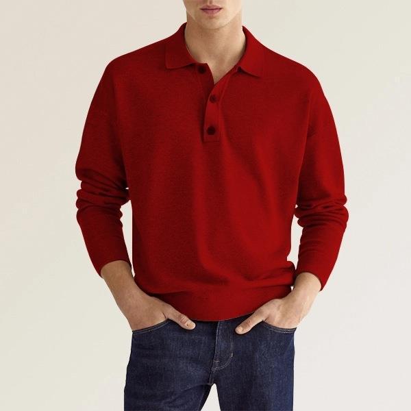 JP’s Long Sleeve Polo Shirt Casual