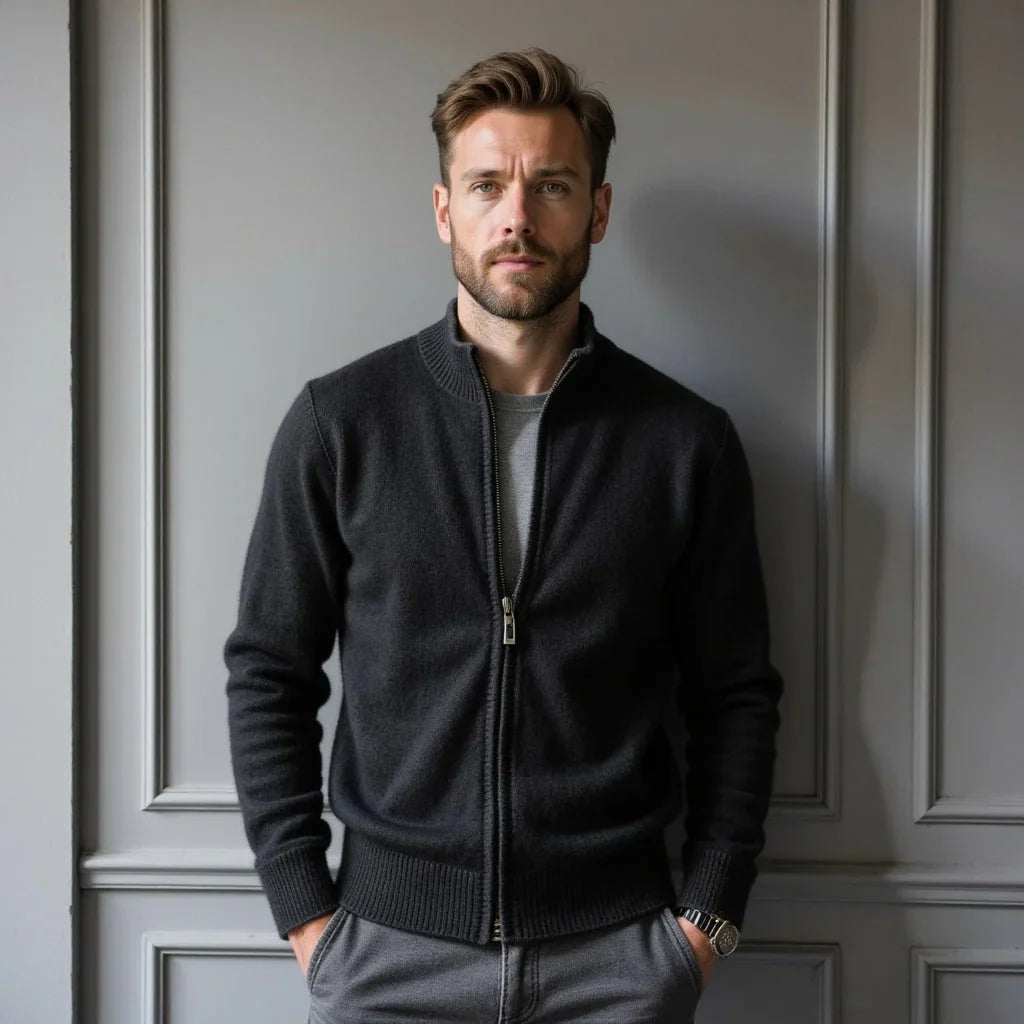 JP’s Pure Cashmere Zip Cardigan