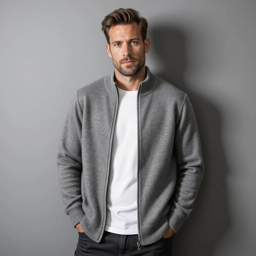 JP’s Pure Cashmere Zip Cardigan