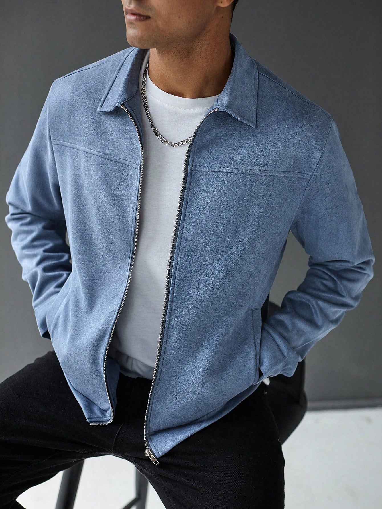 JP’s Casual Solid Color Jacket